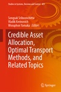 Cover: Credible Asset Allocation, Optimal Transport Methods, and Related Topics - Springer