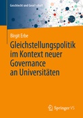Cover: Gleichstellungspolitik im Kontext neuer Governance an Universit&auml;ten - Springer VS