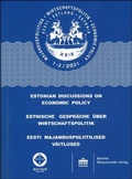Bild: Estnische Gespr&auml;che &uuml;ber Wirtschaftspolitik 1-2/2021 - Berliner Wissenschafts-Verlag