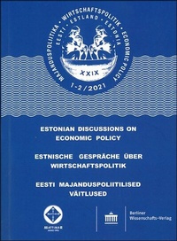 Abbildung von: Estnische Gespräche über Wirtschaftspolitik 1-2/2021 - Berliner Wissenschafts-Verlag