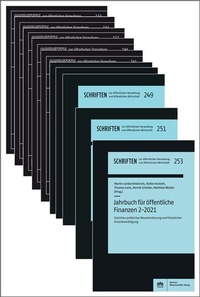 Abbildung von: Jahrbuch für öffentliche Finanzen 2009-2021 - Berliner Wissenschafts-Verlag