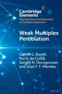 Cover: Weak Multiplex Percolation - Cambridge University Press