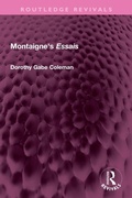 Cover: Montaigne's 'Essais' - Routledge