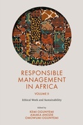 Cover: Responsible Management in Africa, Volume 2 - Emerald Publishing Limited