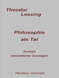 Cover: Philosophie als Tat - BoD - Books on Demand