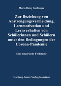 Bild: Zur Beziehung von Anstrengungsvermeidung, Lernmotivation und Lernverhalten von Schülerinnen und Schülern unter den Bedingungen der Corona-Pandemie - Hartung-Gorre