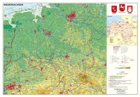Abbildung von: Niedersachsen physisch - Stiefel Eurocart