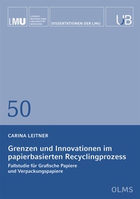 Abbildung von: Grenzen und Innovationen im papierbasierten Recyclingprozess - Georg Olms Verlag