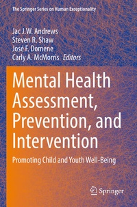 Bild: Mental Health Assessment, Prevention, and Intervention - Springer