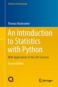 Cover: An Introduction to Statistics with Python - Springer