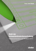 Cover: Wahl der Schwerbehindertenvertretung - Rieder Vlg f. Recht u. Kommunik.