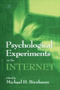 Cover: Psychological Experiments on the Internet - Academic Press