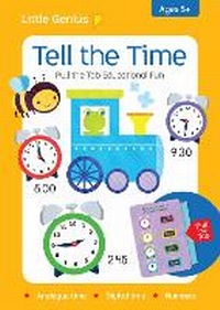 Enlarge image Cover: Little Genius - Pull The Tab Flash Cards - Tell the Time - Lake Press