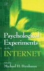Cover: Psychological Experiments on the Internet - Academic Press