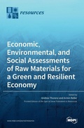 Cover: Economic, Environmental, and Social Assessments of Raw Materials for a Green and Resilient Economy - MDPI AG