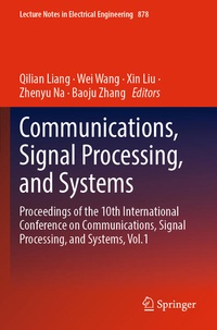 Enlarge image Cover: Communications, Signal Processing, and Systems - Springer