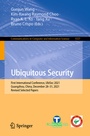 Cover: Ubiquitous Security - Springer