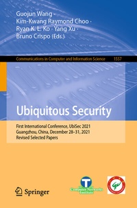 Enlarge image Cover: Ubiquitous Security - Springer