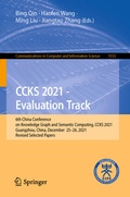 Cover: CCKS 2021 - Evaluation Track - Springer