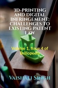 Cover: 3d-Printing and Digital Infringement - Notion Press