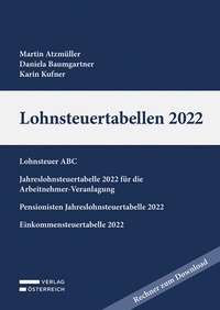Abbildung von: Lohnsteuertabellen 2022 - Verlag Österreich