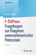 Cover: F-DUPneo - Fragebogen zur Diagnose unternehmerischer Potenziale - Springer