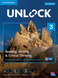 Cover: Unlock Level 3 Reading, Writing and Critical Thinking Student's Book with Digital Pack - Cambridge University Press