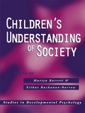 Cover: Children's Understanding of Society - Psychology Press Ltd
