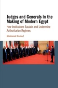 Abbildung von: Judges and Generals in the Making of Modern Egypt - Cambridge University Press