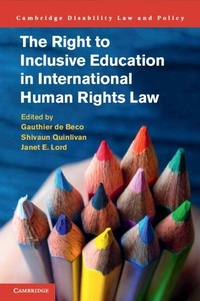 Abbildung von: The Right to Inclusive Education in International Human Rights Law - Cambridge University Press