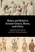Cover: Rulers and Ruled in Ancient Greece, Rome, and China - Cambridge University Press