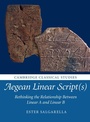 Cover: Aegean Linear Script(s) - Cambridge University Press