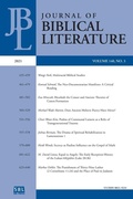 Cover: Journal of Biblical Literature 140.3 (2021) - SBL Press