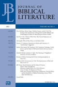 Cover: Journal of Biblical Literature 140.4 (2021) - SBL Press