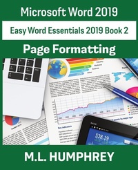 Enlarge image Cover: Word 2019 Page Formatting - M.L. Humphrey