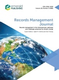 Cover: Records management in the Anthropocene - Emerald Publishing Limited