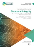 Cover: Structural Integrity and Failure Analysis of Metallic Materials and Structures - Emerald Publishing Limited
