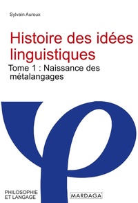 Abbildung von: Histoire des idees linguistiques - Mardaga Fonds