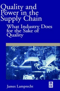 Abbildung von: Quality and Power in the Supply Chain - Newnes