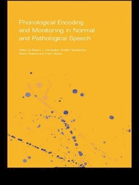 Abbildung von: Phonological Encoding and Monitoring in Normal and Pathological Speech - Psychology Press Ltd