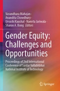 Cover: Gender Equity: Challenges and Opportunities - Springer