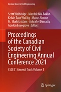 Cover: Proceedings of the Canadian Society of Civil Engineering Annual Conference 2021 - Springer
