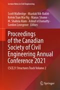 Cover: Proceedings of the Canadian Society of Civil Engineering Annual Conference 2021 - Springer