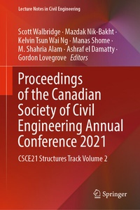 Enlarge image Cover: Proceedings of the Canadian Society of Civil Engineering Annual Conference 2021 - Springer
