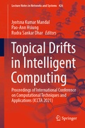 Cover: Topical Drifts in Intelligent Computing - Springer