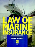 Cover: Law of Marine Insurance - Routledge Cavendish