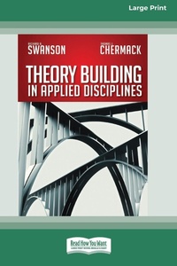 Enlarge image Cover: Theory Building in Applied Disciplines (16pt Large Print Edition) - READHOWYOUWANT