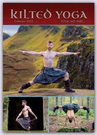 Abbildung von: Kilted Yoga 2023 - A3-Posterkalender - Carousel Calendars