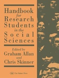 Cover: Handbk Research Stud Socl Sci - Routledge