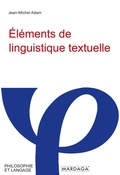 Cover: Elements de linguistique textuelle - Mardaga Fonds